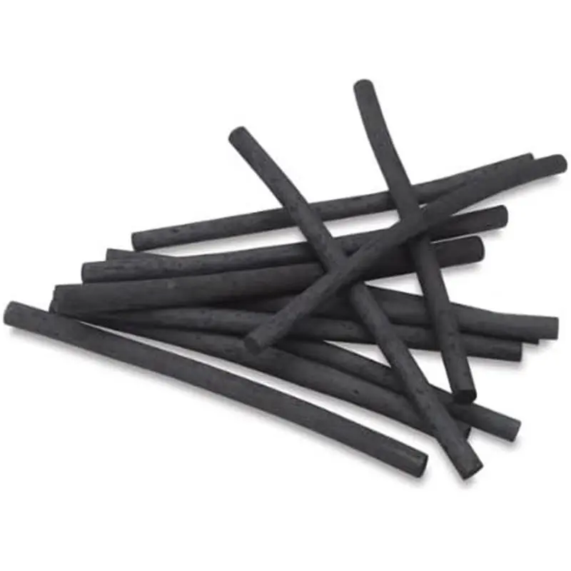 3 x Thick Charcoal Sticks, Willow, Pack of 3, 3 Count (Pack of 1) Freshener