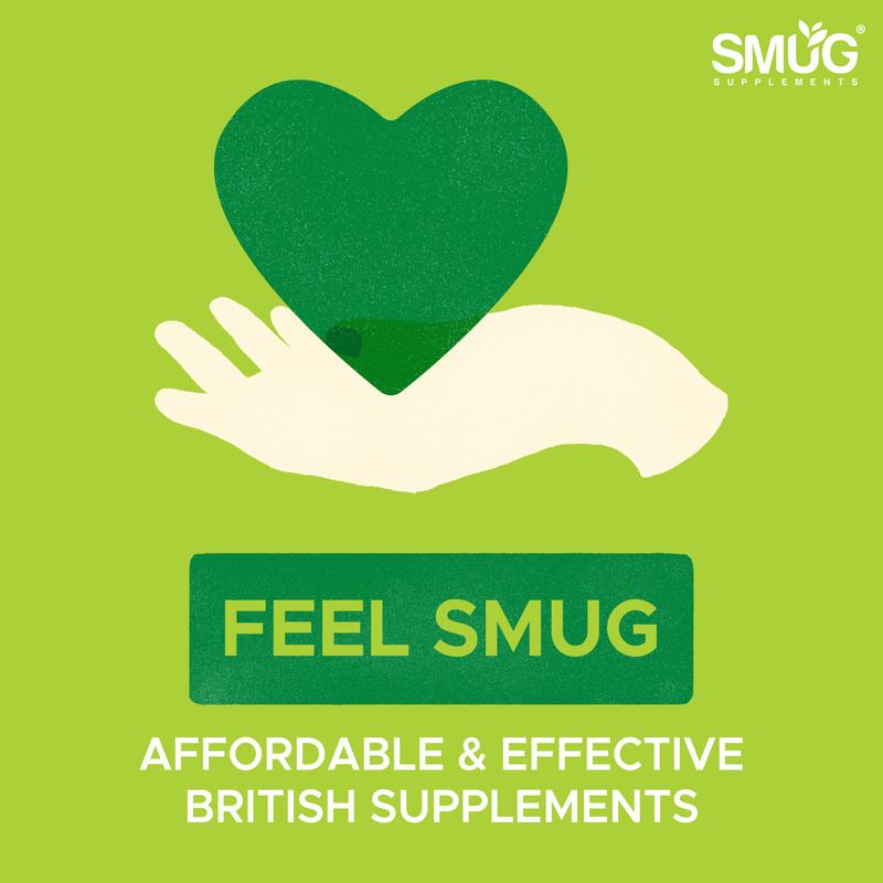 Magnesium Glycinate Complex British Made 5-in-1 by SMUG Supplements - 60 Capsules - Advanced Blend Combining Magnesium Glycinate, Citrate and Malate.  With Added Vitamin B6 and Zinc. 7
