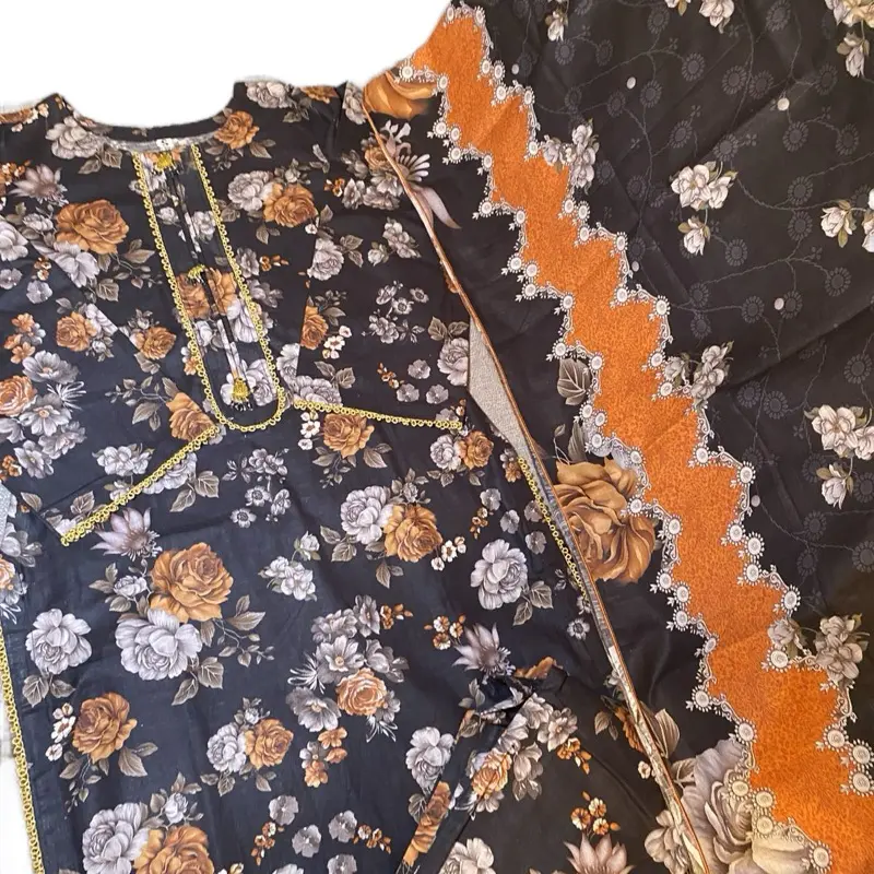 Mirha Winter Collection Digital Printed Khadar Suit Three Piece Pakistani Outfit for Women - Salwar, Womenswear 3