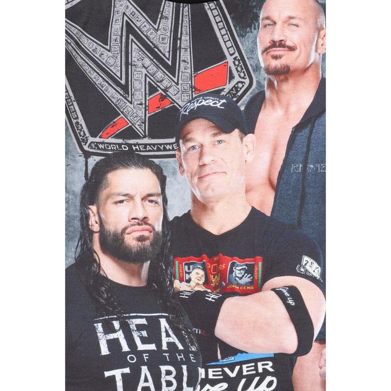WWE Boys Roman Reigns Randy Orton John Cena World Wrestling Entertainment Grey Short Pyjama Set 4