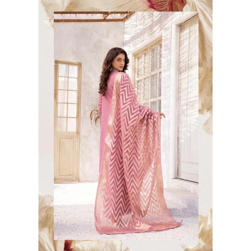 SIMRANS ‘IVY’ | Embroidered Chikankari Mother & Daughter Readymade | SM562 (Pink) 3