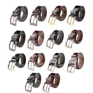 Noroze Men's Real Leather Belt Durable Metal Anti-Scratch Buckle for Jeans Suits Casual & Dress Wear