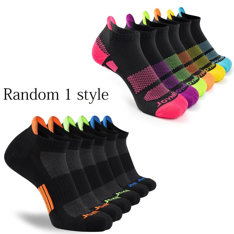 JOYNÉE Men'S Low-Cut Sports Socks with Cushioning for Running, Breathable And Comfortable, Available in a Pack of 6 Pairs in Various Colors. 2