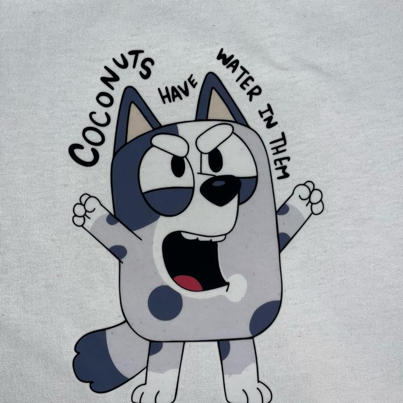 Coconuts have water in them muffin kids tshirt unisex bluey inspired toddler boy clothing 2