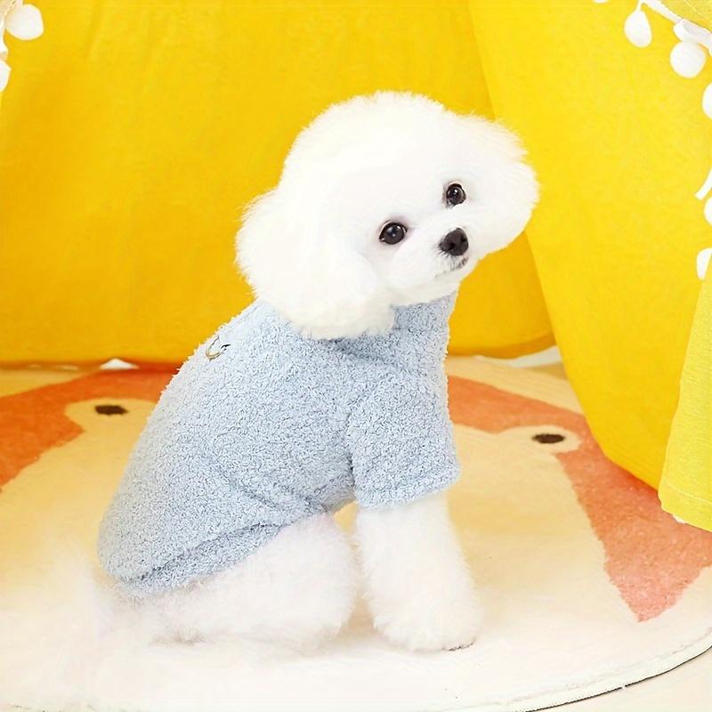 Product Introduction of Cozy Fleece Dog Sweater for Small Breeds - Soft Plush Pet Coat, Non-Waterproof, Machine Washable - Perfect for Winter & Fall 8