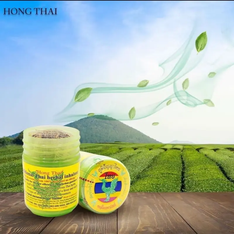Hong Thai 100% Authentic Thai Natural Herbs Inhaler - Herbal, Natural for Healthcare and Healthy 3