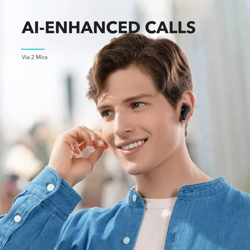 Soundcore by Anker P20i True Wireless Earbuds, 10mm Drivers with Big Bass, Bluetooth 5.3, 30H Long Playtime, IPX5 Water-Resistant, 2 Mics for AI Clear Calls, 22 Preset EQs, Customization via App 5