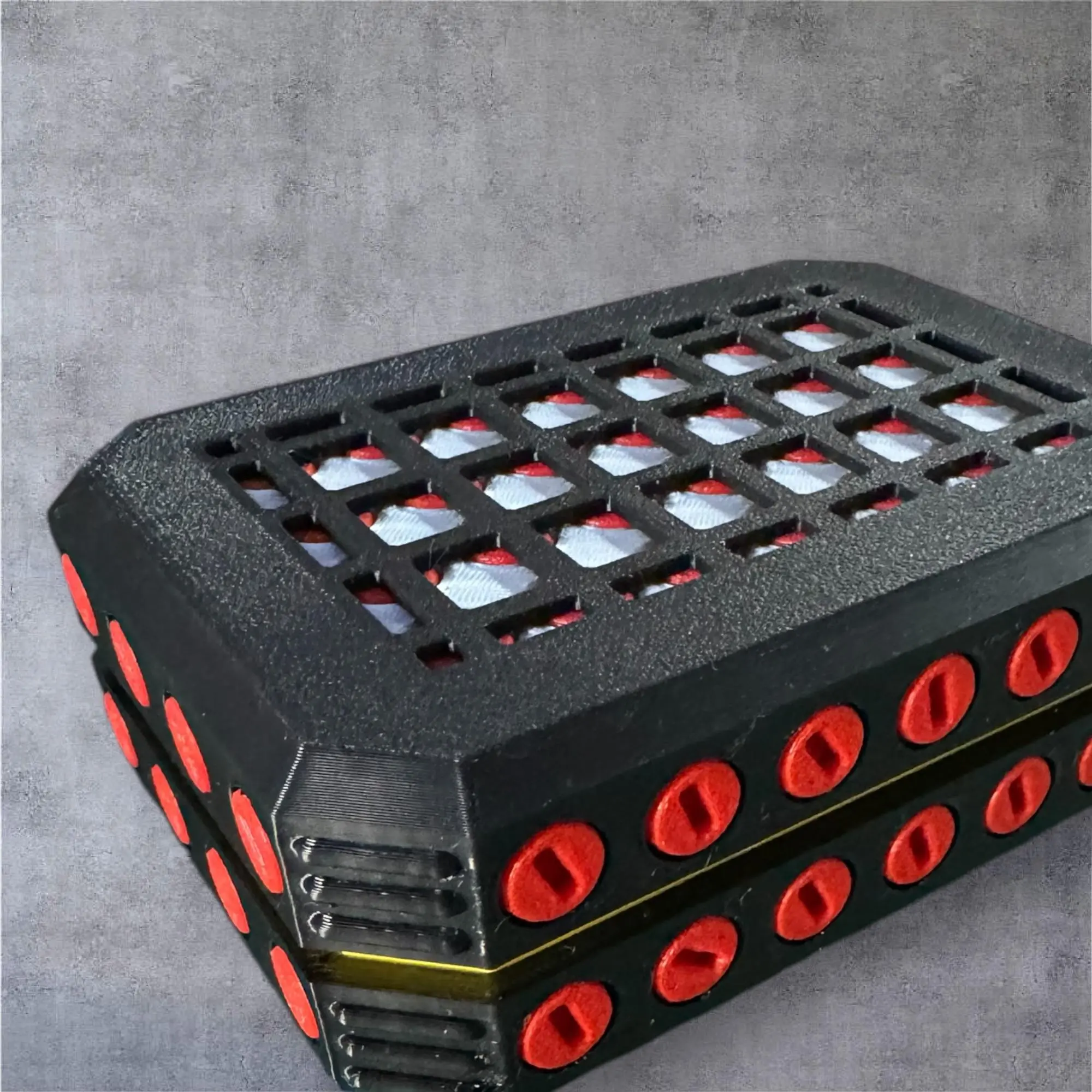 Annoying Gift Box 134 Bolts - Gift Box to test the patience - Really Annoying Box - 4 Layers - Choice of colours
