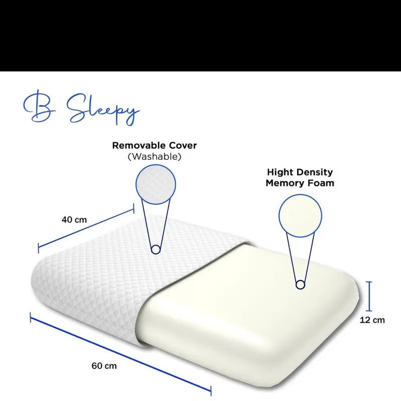 B Sleepy Memory Foam Pillow - Comfortable and Supportive 1