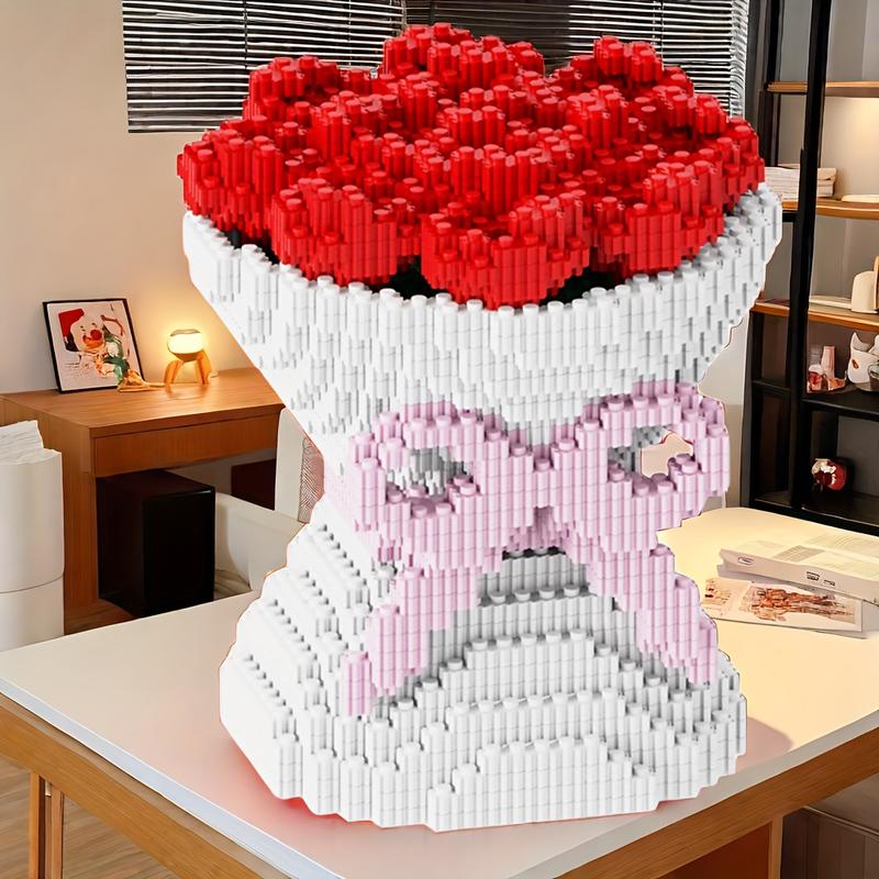 Product Introduction of 3500pcs 3D Puzzle Rose Bouquet - Educational Building Blocks for STEM Skills, Focus, Creativity & Perfect Gift for Multiple Occasions 1