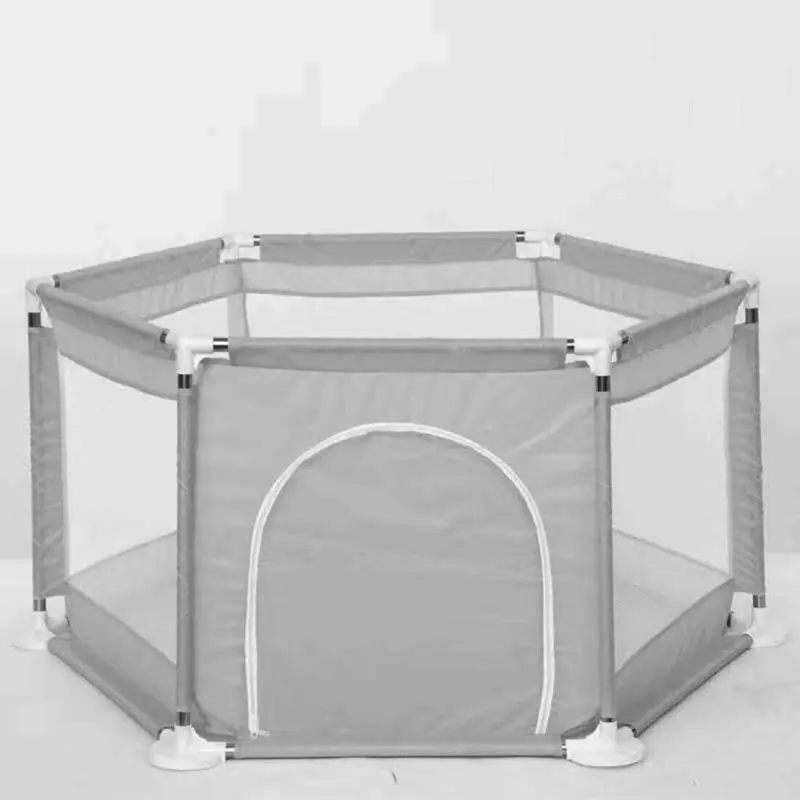 ☀[Delivery In 2-3 Days]☀Large Baby Playpen 6 Sides Infant Kids Yard Activity Center Safety w/Zipper Door 3