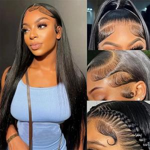 Bling Hair Real Human Hair Wig 13x6 Lace Front Wigs Human Hair 28 Inch Straight Human Hair Wig with Baby Hair Lace Front Wigs Human Hair Pre Plucked Frontal Glueless Wigs Human Hair