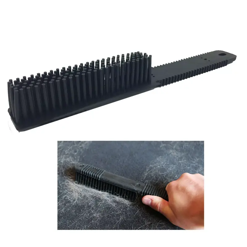 Professional Rubber Pet Hair Remover Brush for Car and Home Cleaning 0
