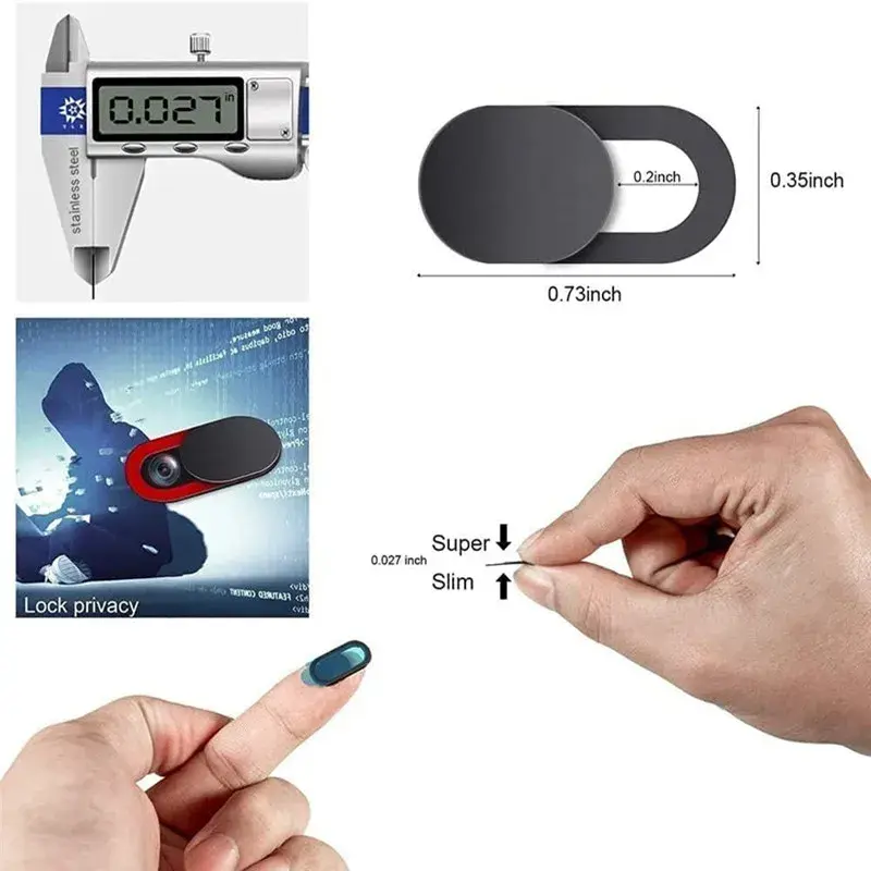 Webcam Cover Shutter – Slider Camera Cover for Tablets, Laptops, PCs & Mobile Devices 2