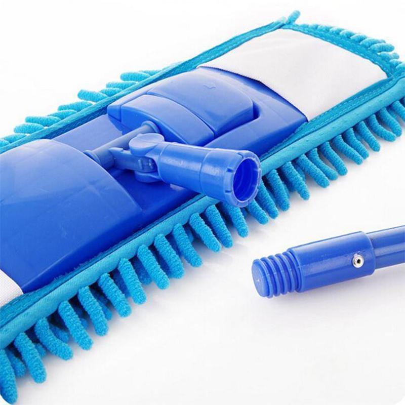 Folding and Adjustable 360 Plastic Microfibre Mop with Handle 5