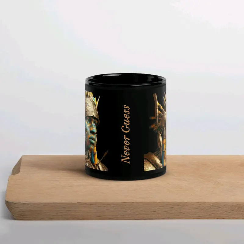 Black Glossy Mug 4