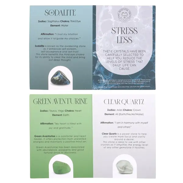 Stress Less Healing Crystal Set 2
