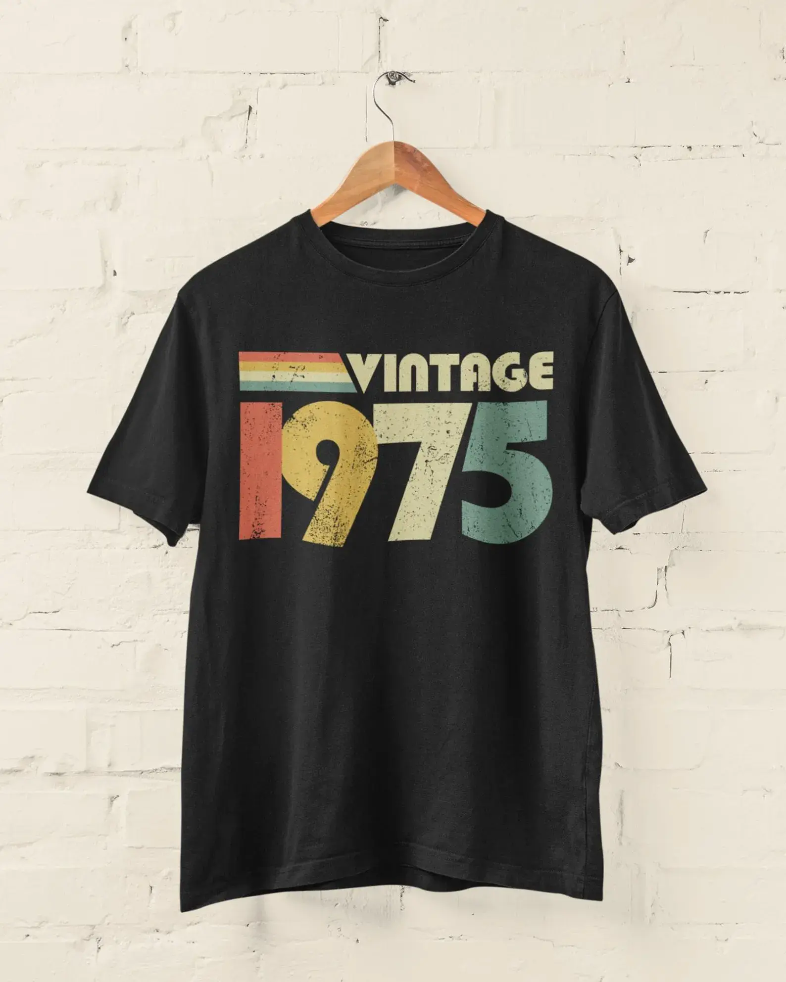 Vintage 1975 50th Birthday T Shirt 2025 retro fiftieth gift ideas