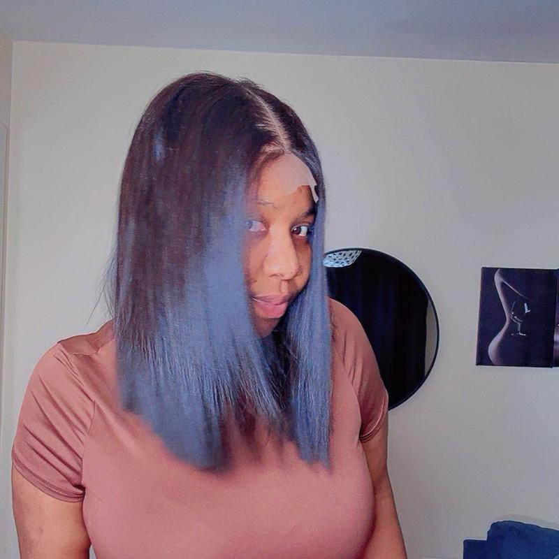 Born straight 12 inches black closure. 5