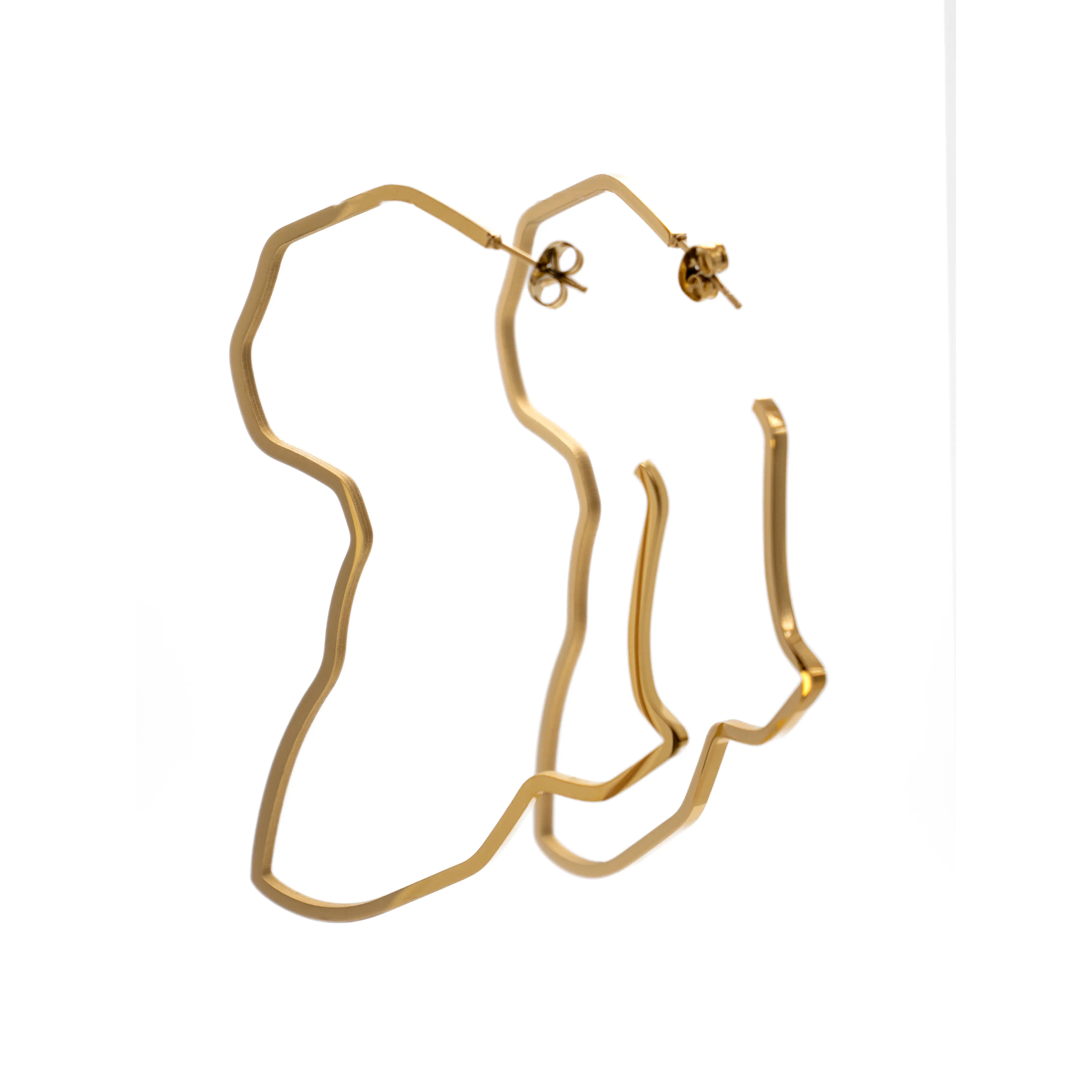 Africa Hoop Earrings