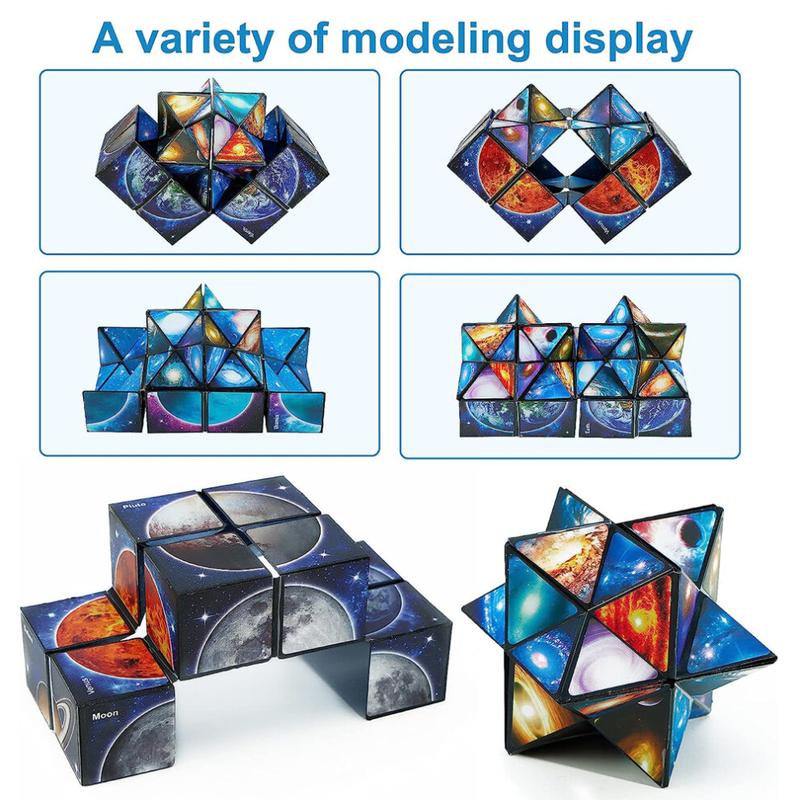 3D Magic Cube Star Cube Shifting Box Anti Stress Puzzle Toys Kids Gift 2
