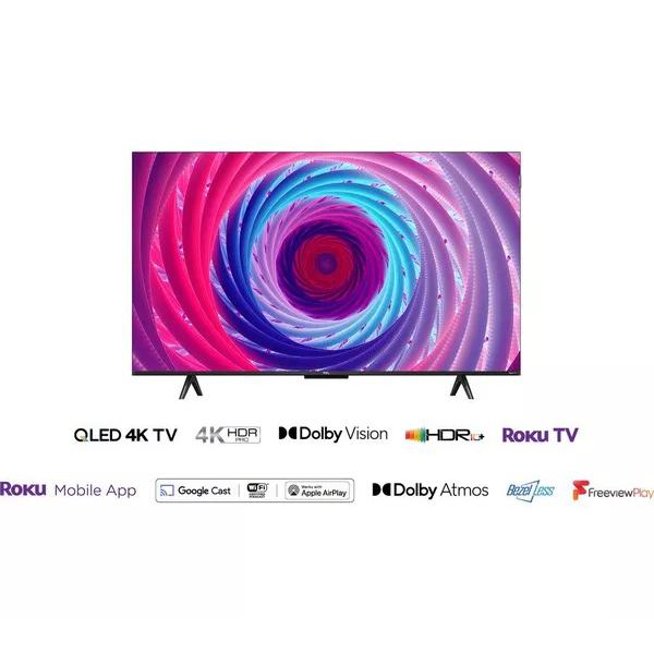TCL QLED 4K Roku TV 55" Smart Ultra HD HDR 55RC650K with Dolby Vision and Freeview Play smart  tv 2