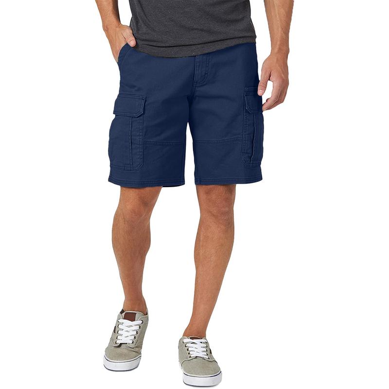 WRANGLER Mens Cargo Combat Twill Shorts Relaxed Fit Shorts Cotton Work Pants Size 28-54 Fabric Menswear Pocket 5