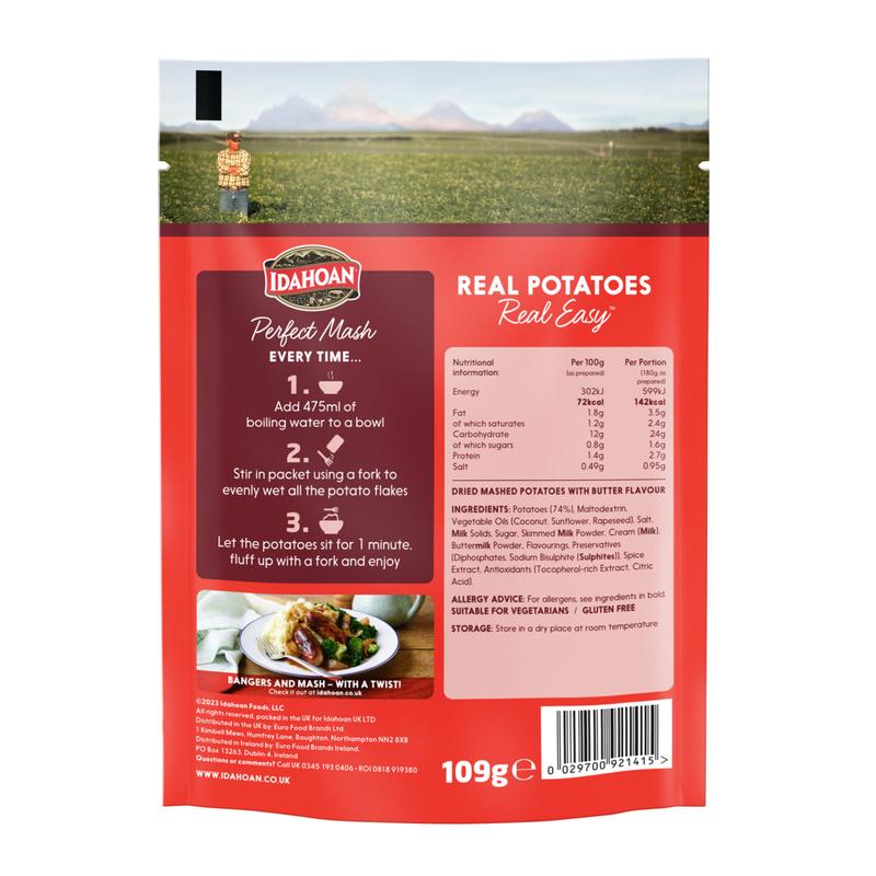 Idahoan Perfect Mash Buttery 109g Pack of 12 2