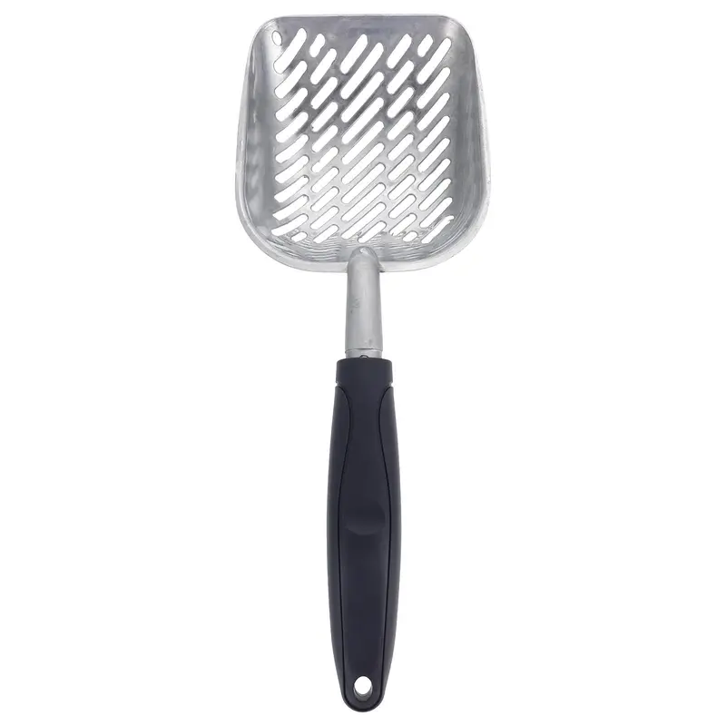 Aluminum Alloy Cat Litter Scoop - Fine Mesh Sifter Poop Shovel for Pet Toilet Cleaning, Durable Kitten Litter Shovel 6