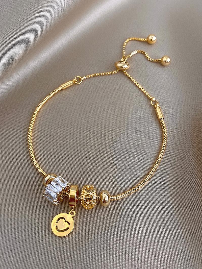 Product Introduction of 2025 Women Geo Charm Bracelet For Daily Valentine's Day 6
