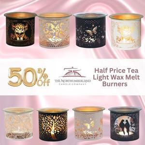 1/2 Price Tealight Burners | Wax Melt Burners | The Northumberland Candle Company | Home Decor | Home Fragrance