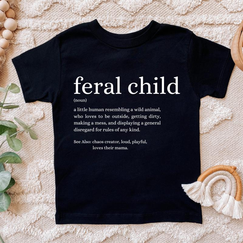 Feral Definition Kids Tee 0