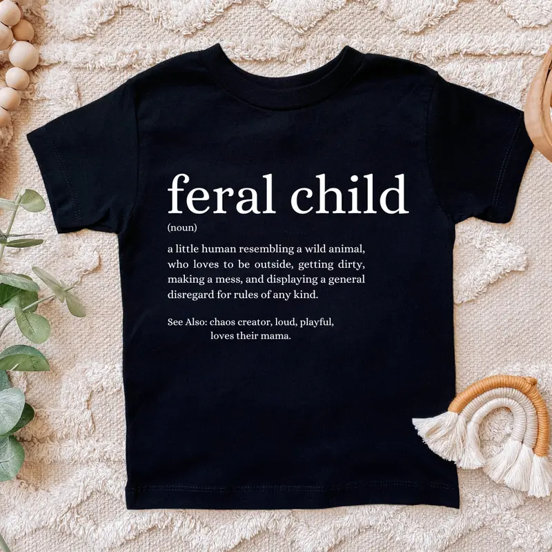 Feral Definition Kids Tee 1