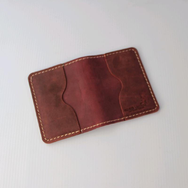 Genuine Leather Card Wallet, Multicolor, Koning Leather 7