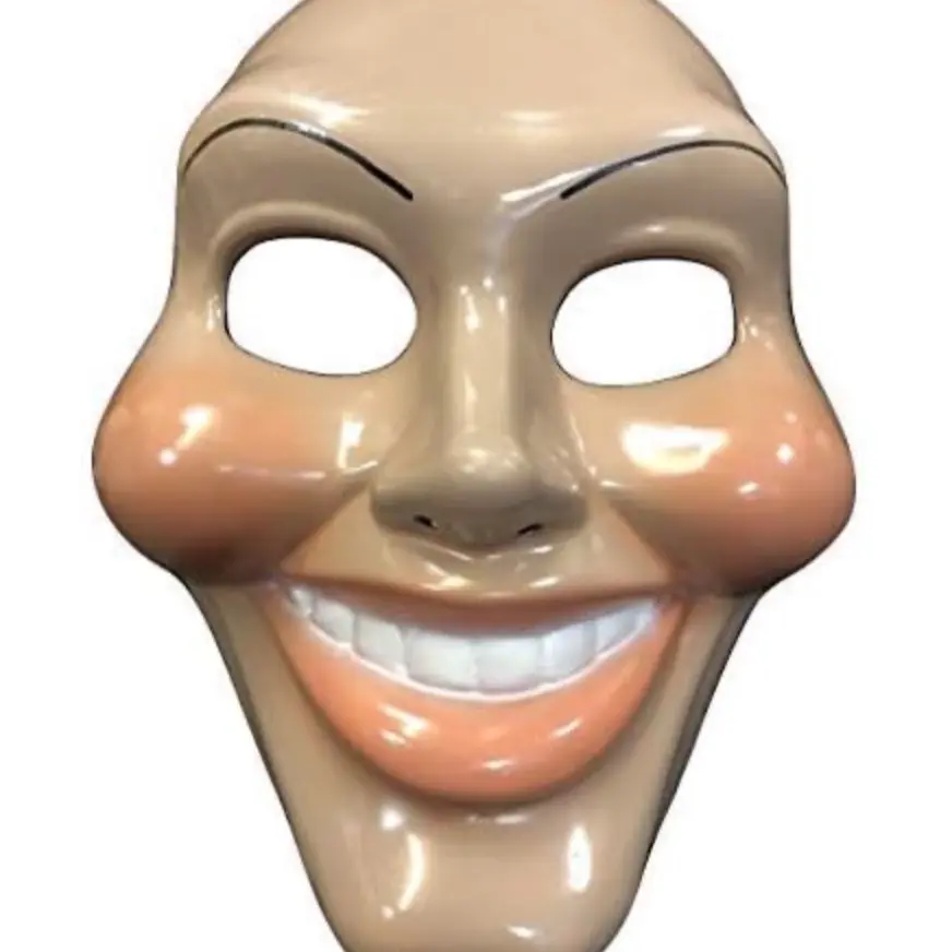 The Purge Halloween Mask Deluxe Hard Plastic Mask with Elasticated Strap (Halloween Costume Mask, Unisex, For Halloween Celebrators)