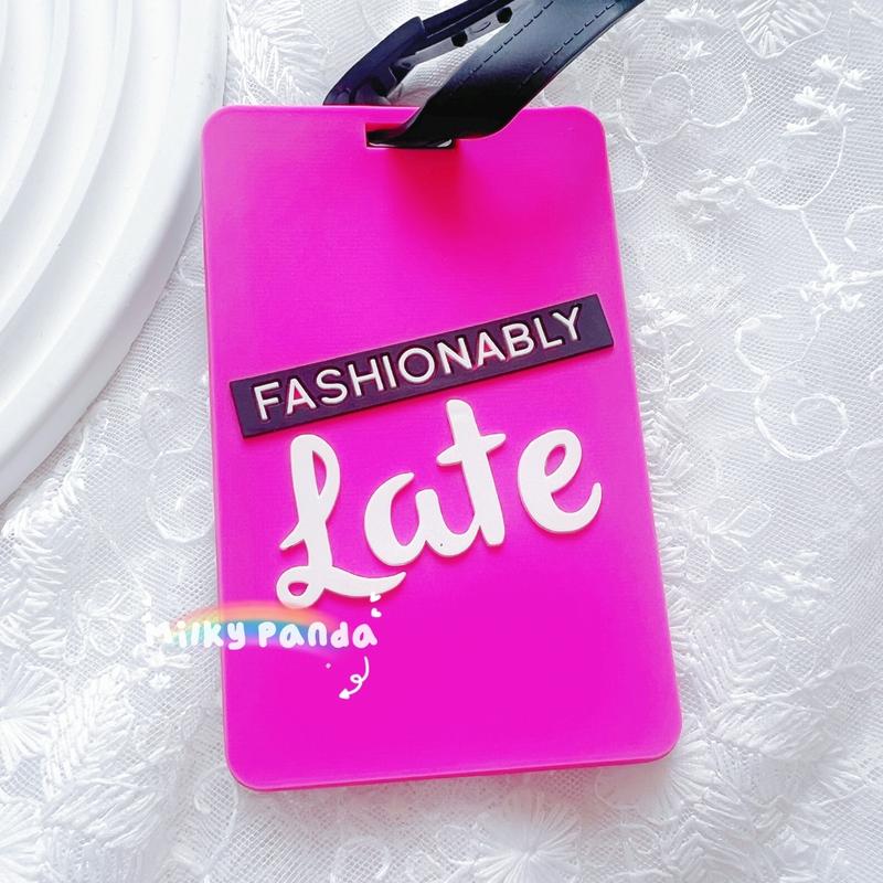 Fun Luggage Tag| Travel Address Tag | Milky Panda 3