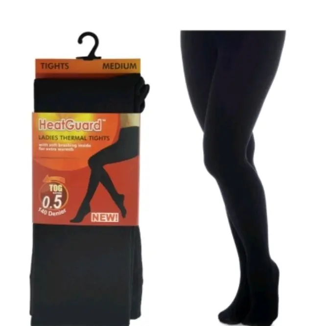 LADIES BLACK THERMAL TIGHTS 0