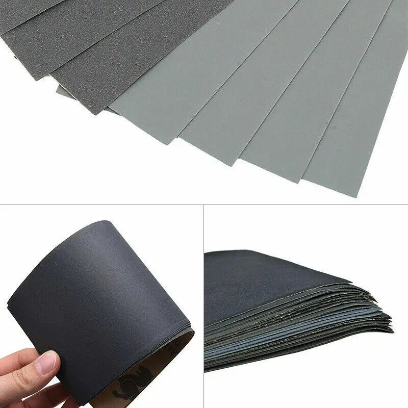 36Pcs Wet and Dry Sand Paper Mixed Assorted Grit 400-3000 Car Paint Sandpaper UK 8