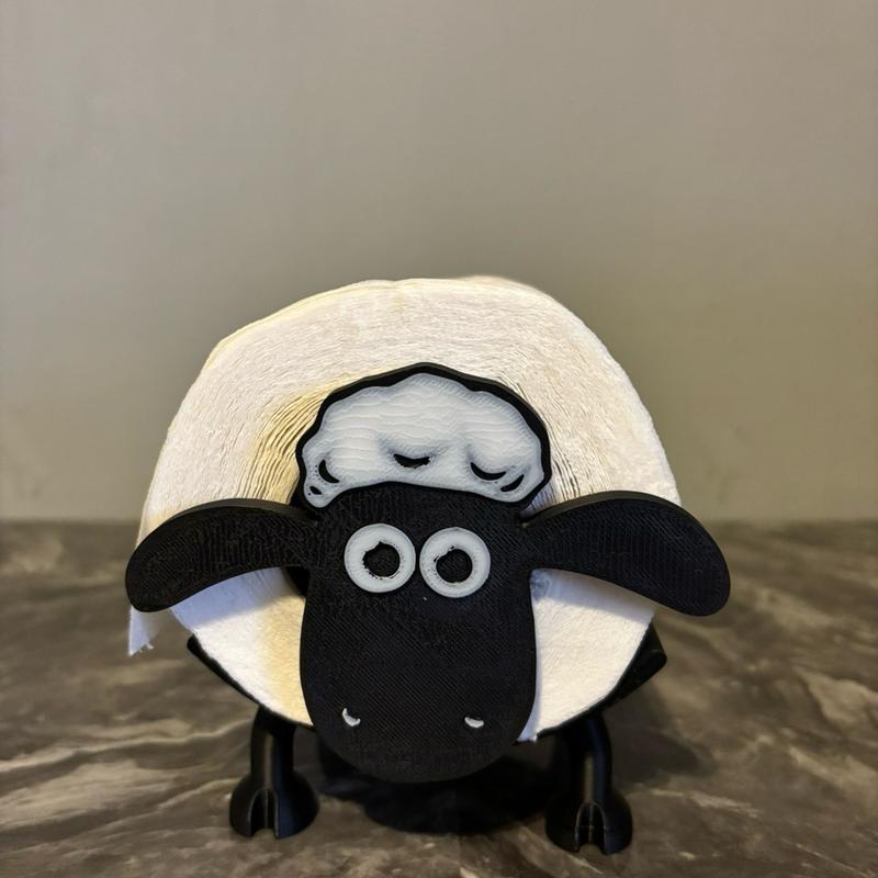 Sheep Stackable Toilet Roll Holder - Home Organizer for Bathroom Racks Decor 3