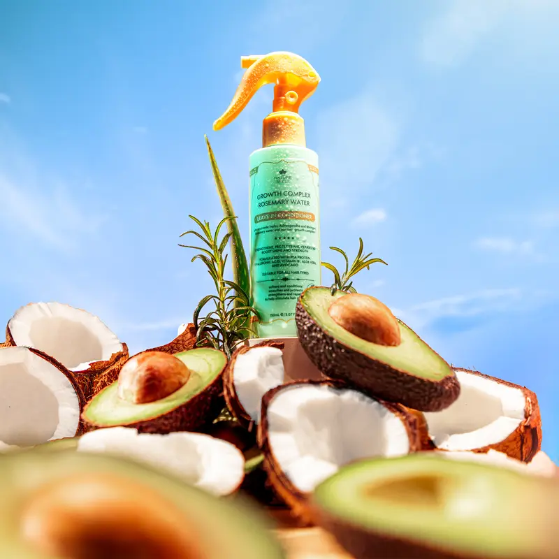 Nature Spell Rosemary Water Leave-In Conditioner Vegan and Sulphate Free to Strengthen Hair Shaft, Reduce Breakage, Protects from Heat Damage - Hydrate, Haircare 6