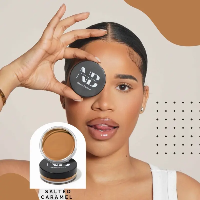 Neigebeauty Cream Contour Bronzer for a Soft-Focus, Sun-Kissed Glow - Smoothing, Makeup 2