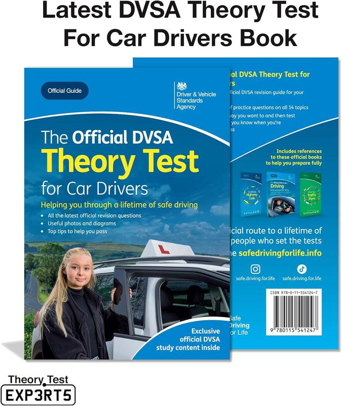 Intensive Kit - Theory Test Book 2025 UK DVLA + 128 Theory Test Flash Cards 2025 UK - Driving Instructor Approved - Driving Test Gifts For Teenage Boys & Girls 16-18 Years 4
