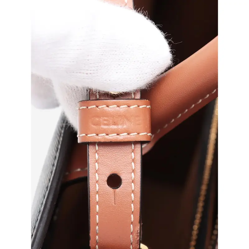 Preowned Celine Bag - Brown Triomphe Vertical Cabas Tote Bag 6