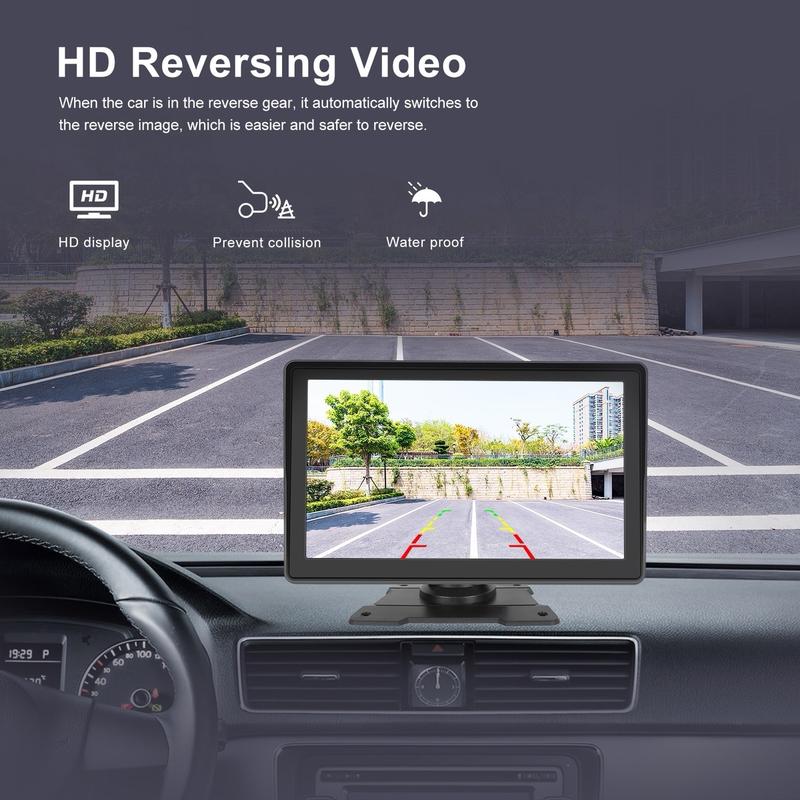 7 INCH PORTABLE WIRELESS APPLE CARPLAY ~ ANDROID AUTO BT FM 10 4