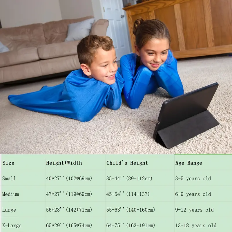Children's Socks Body Sock Dynamic Movement Sensory Sox Human Socks Children's Home Sleeping Bag Eid Mubarak Halloween, Christmas Gift 1