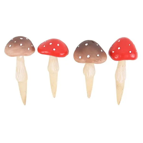 Set of 4 Mini Mushroom Plant Pot Pals 2