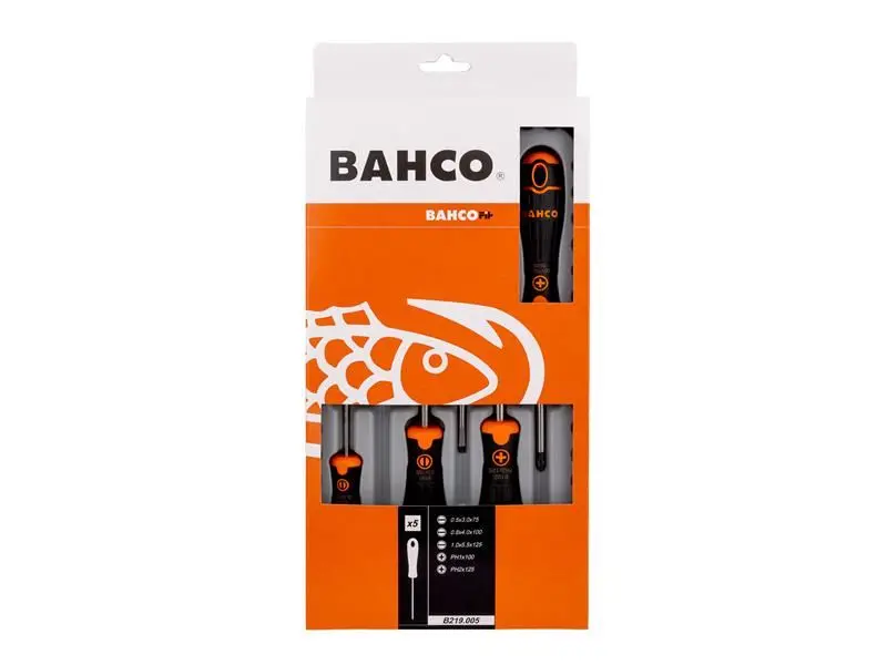 Bahco - B219.005 BAHCOFIT Screwdriver Set, 5 Piece 1