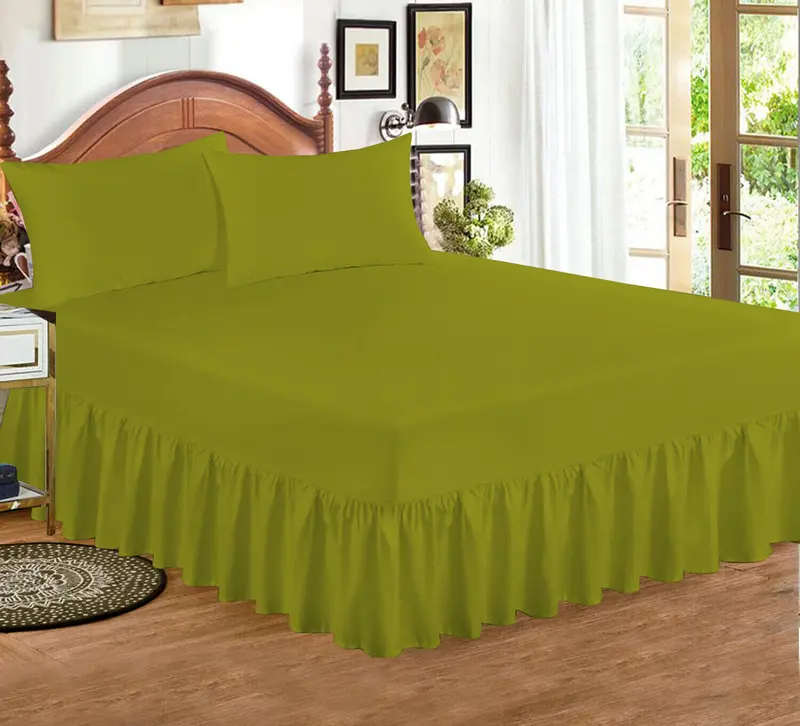 Extra Deep Fitted Valance Sheet Bed Sheets Single Double King Super King Size 2