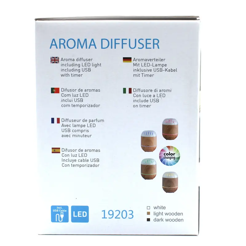 Palermo Atomiser - USB - Colour Change - Timer - diffuser humidifier 2