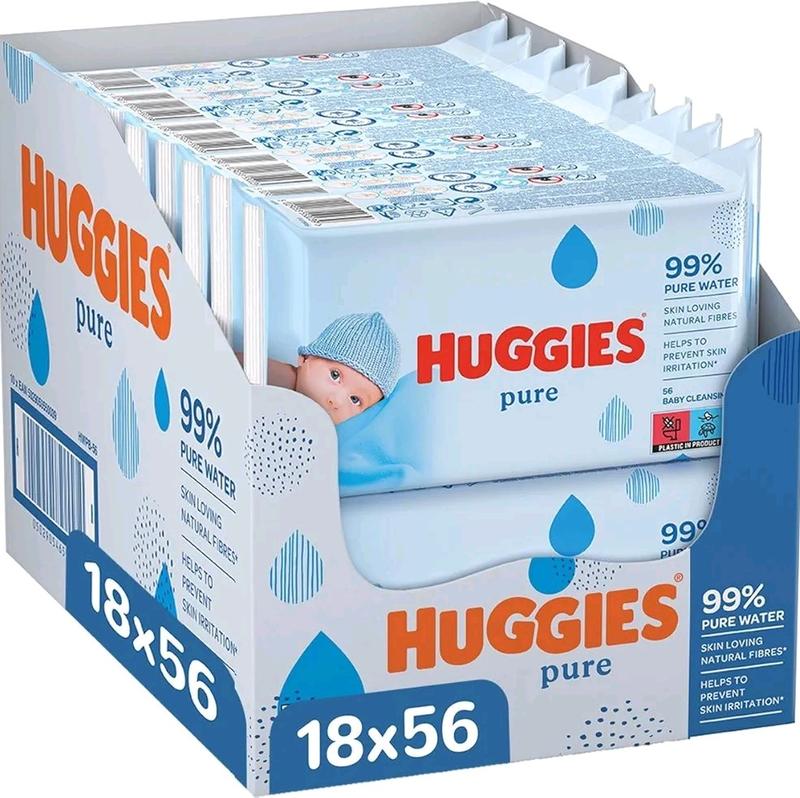 Huggies Baby Wipes 56 x 18 Packs - 1008 Wipes 1
